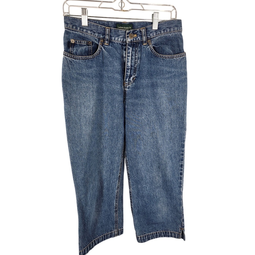Lauren Jeans Co Ralph Lauren‎ Cropped Straight Jeans Size 4